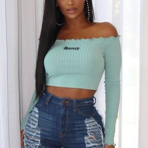 Off the shoulder top